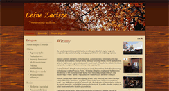 Desktop Screenshot of lesnezacisze.eu